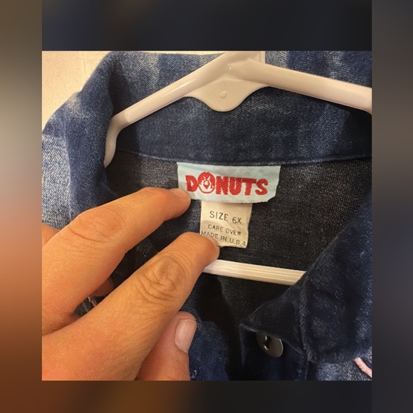 Vintage western Donuts dress Sz 6 - Picture 3 of 7